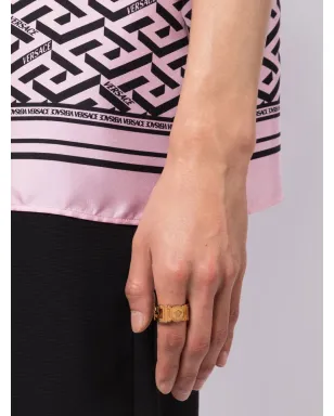 Versace ラ・グレカ メデューサ ヘッド リング - ゴールド - サムネイル2