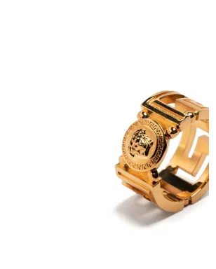 Versace ラ・グレカ メデューサ ヘッド リング - ゴールド - サムネイル3