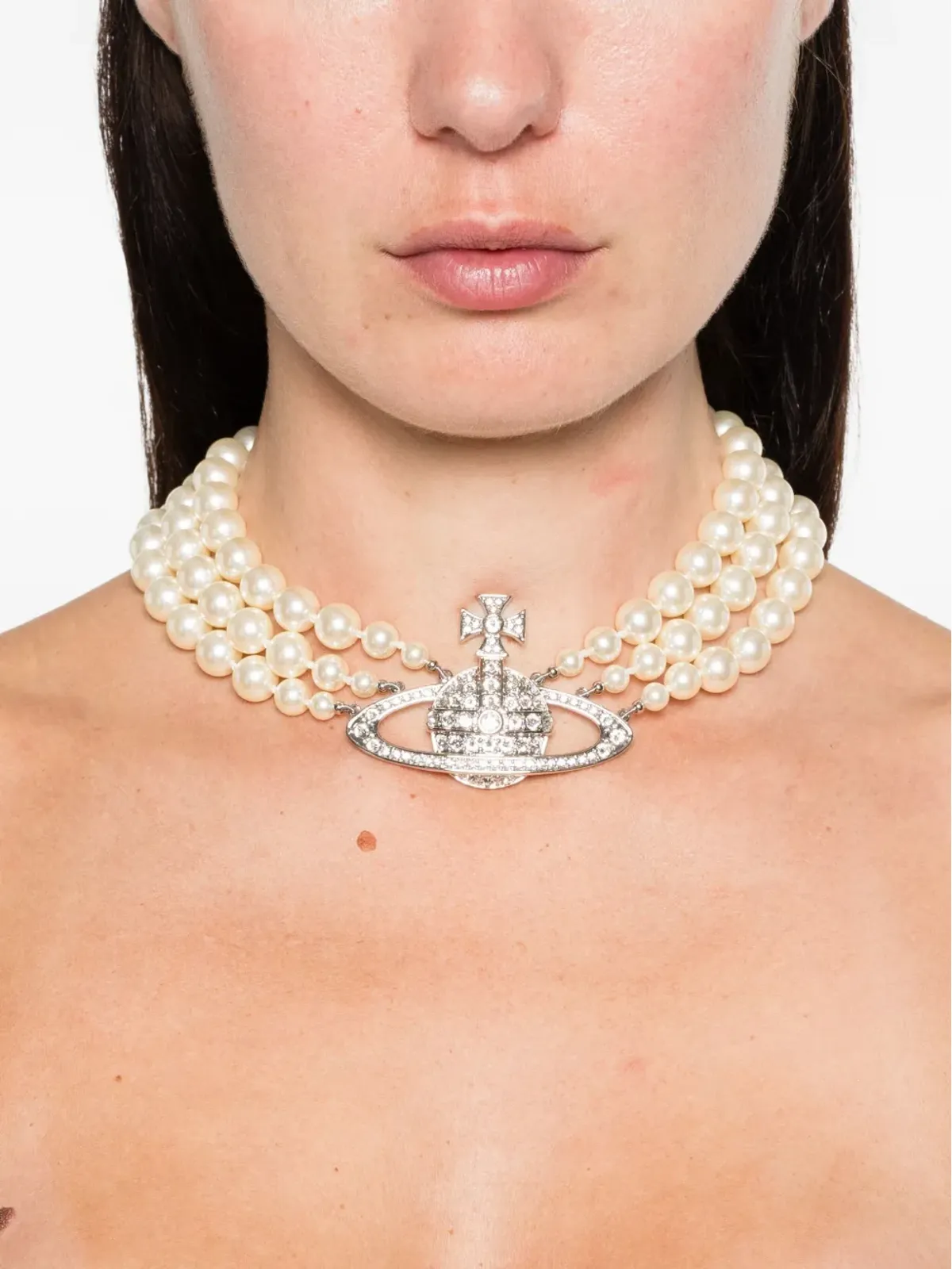 Vivienne Westwood オーブ パールディテール ネックレス - 画像2