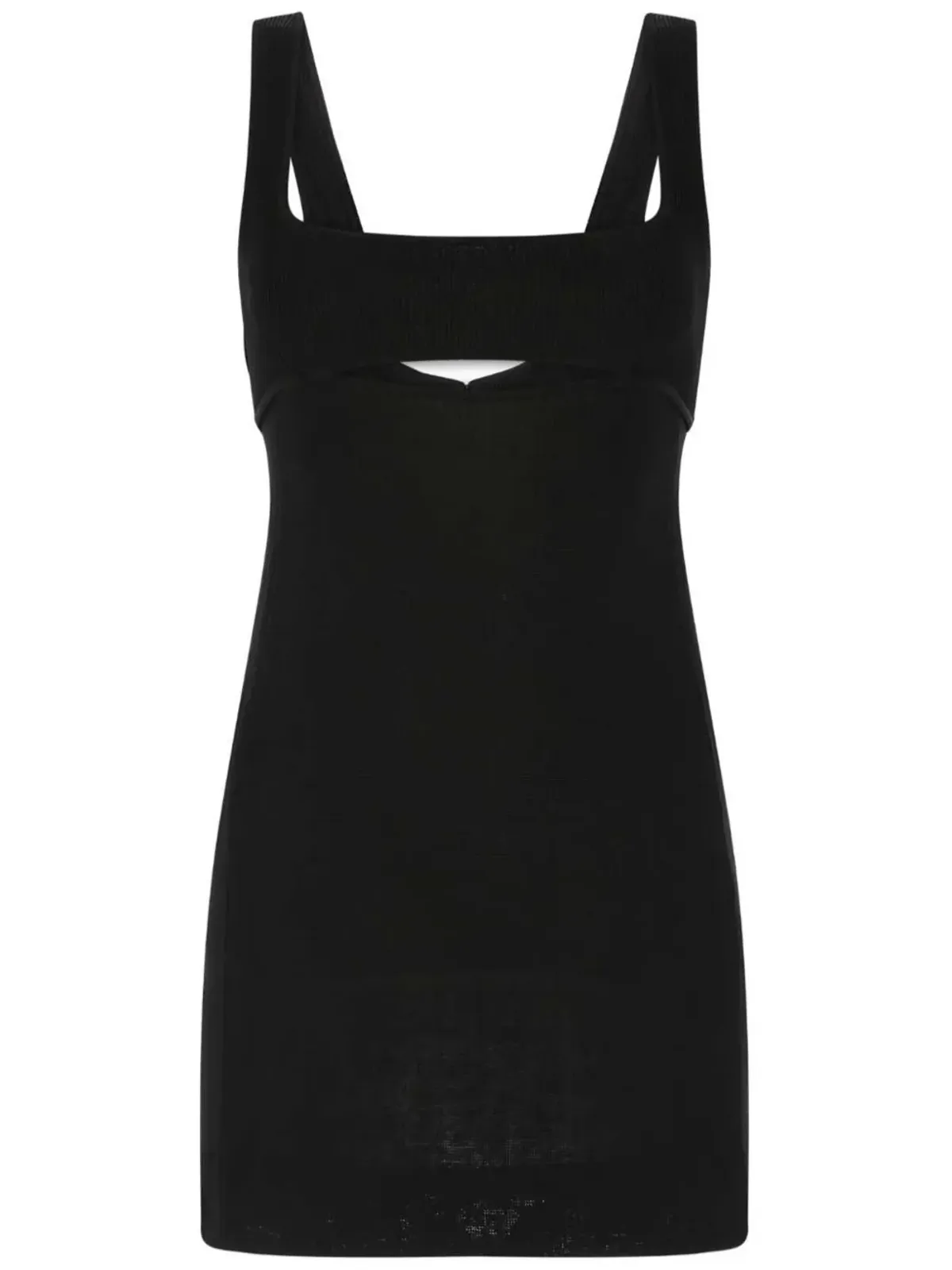 Saint Laurent カットアウトノースリーブミニドレス - 画像1