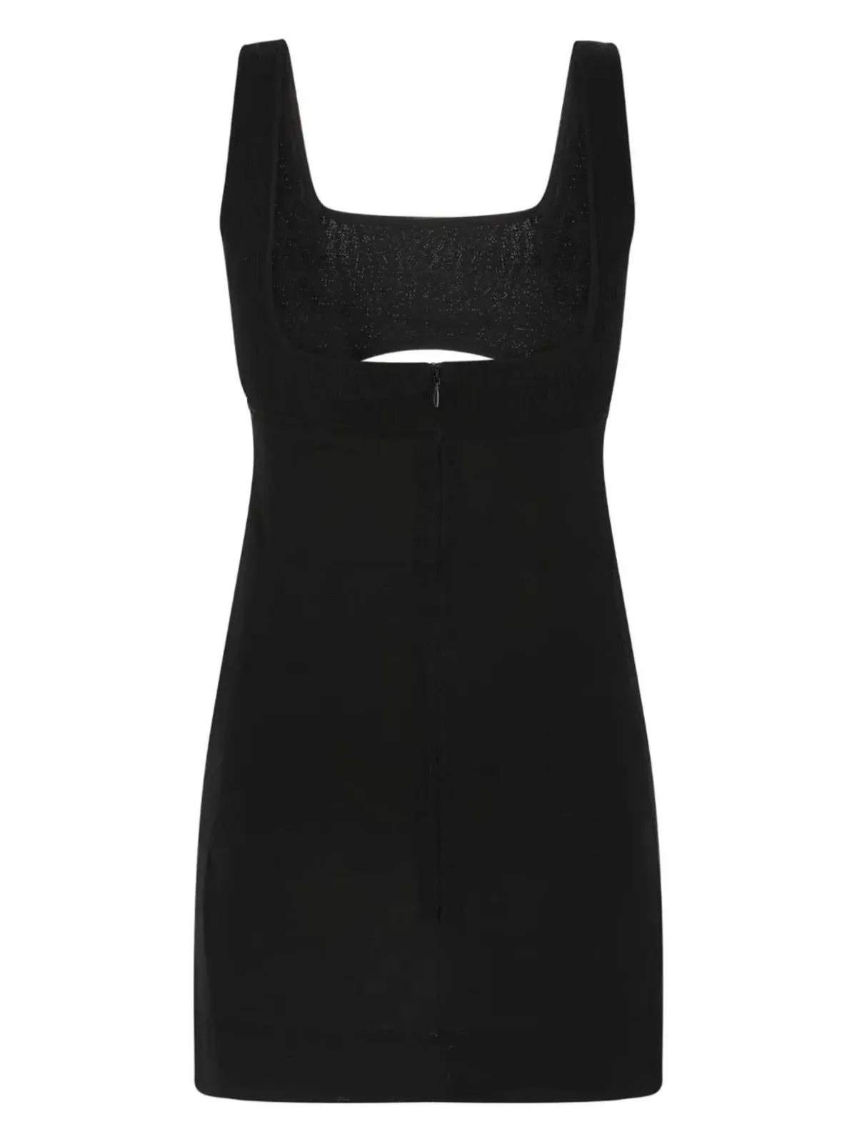 Saint Laurent カットアウトノースリーブミニドレス - 画像2