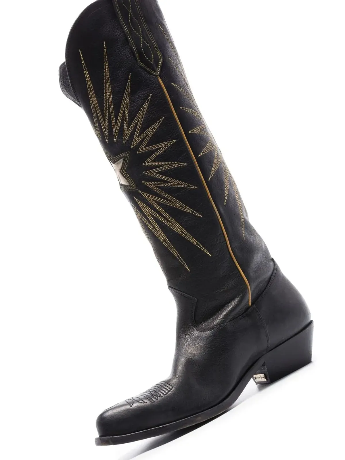 Golden Goose Wish Star ミッドカーフブーツ - ブラック - 画像2