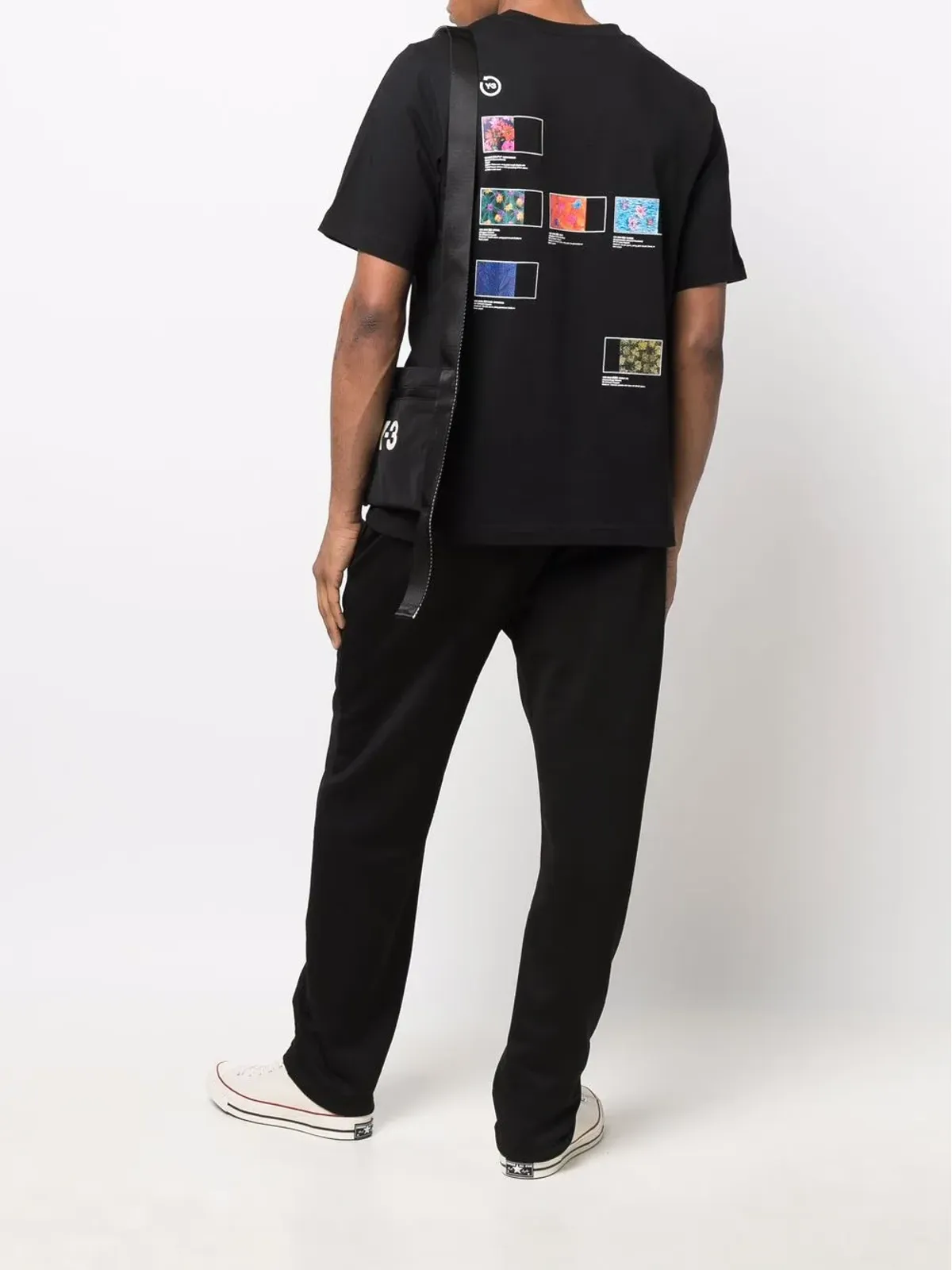 Y-3 コットン アートプリント Tシャツ - 画像2