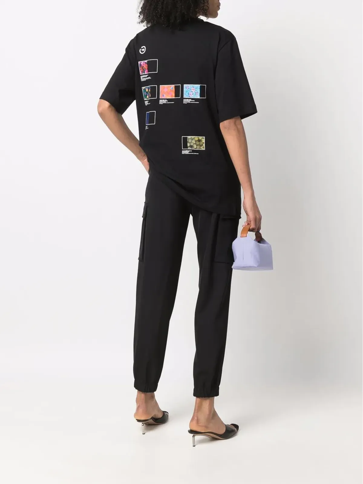 Y-3 コットン アートプリント Tシャツ - 画像3