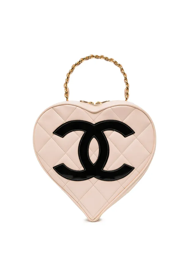 CHANEL Pre-Owned CHANEL Pre-Owned ハート型ハンドバッグ ピンクの商品画像