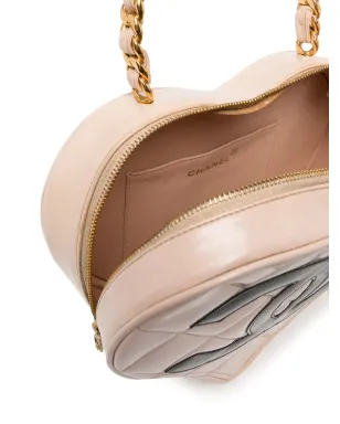 CHANEL Pre-Owned ハート型ハンドバッグ ピンク - サムネイル5