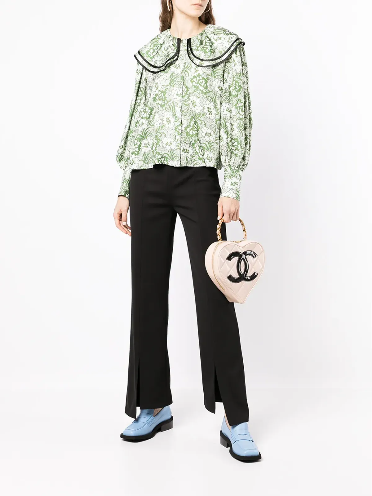 CHANEL Pre-Owned ハート型ハンドバッグ ピンク - 画像2