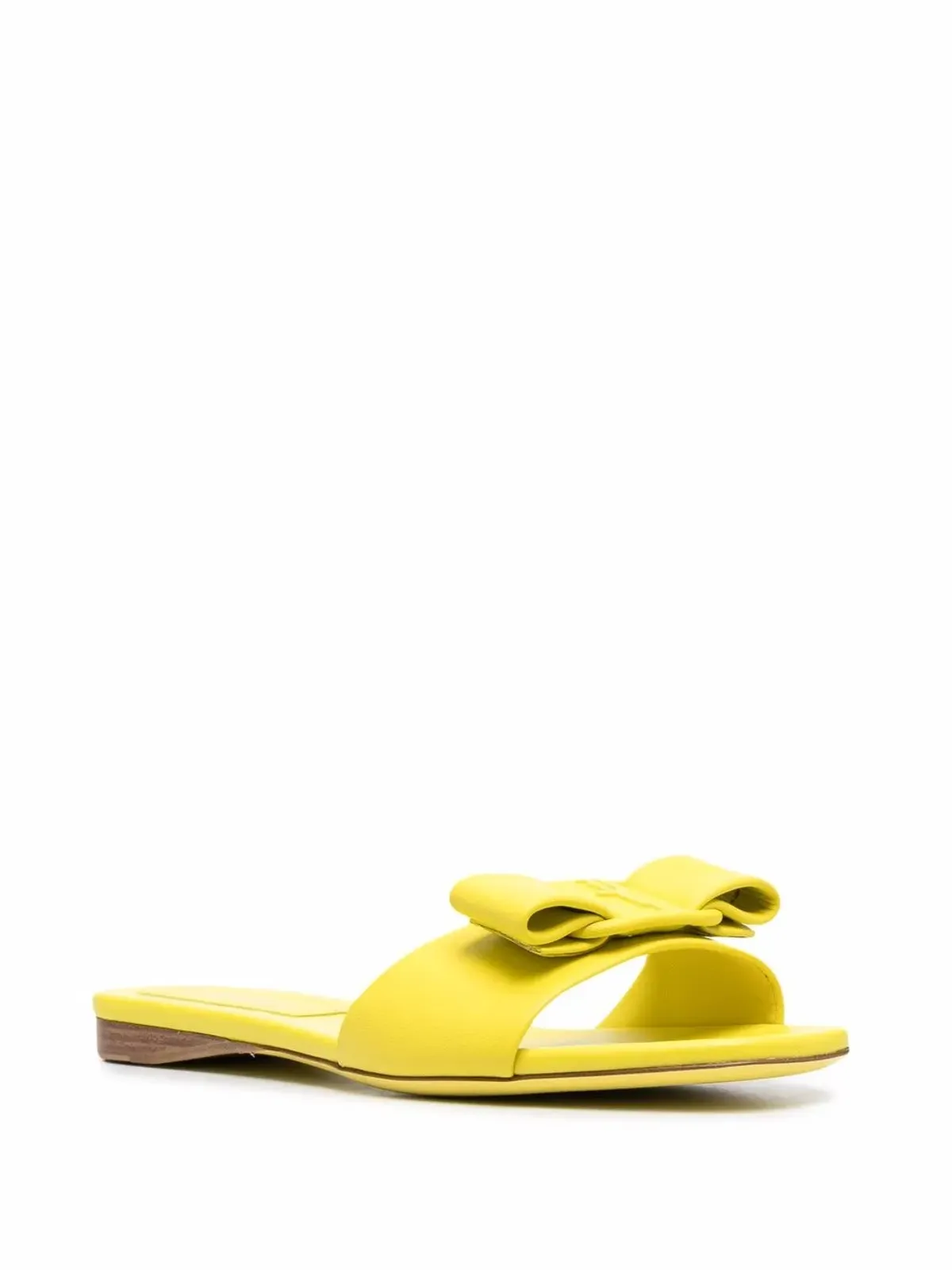 Ferragamo ヴァラ ボウ オープントゥ サンダル - 画像2