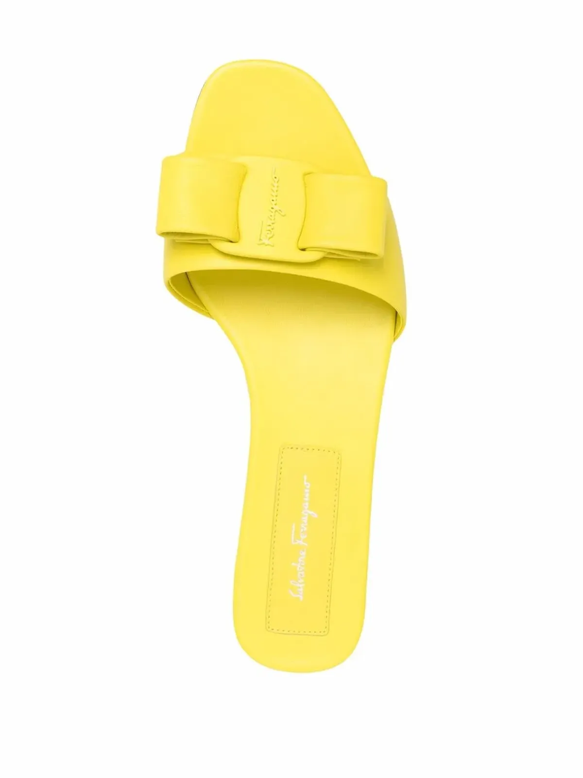 Ferragamo ヴァラ ボウ オープントゥ サンダル - 画像4