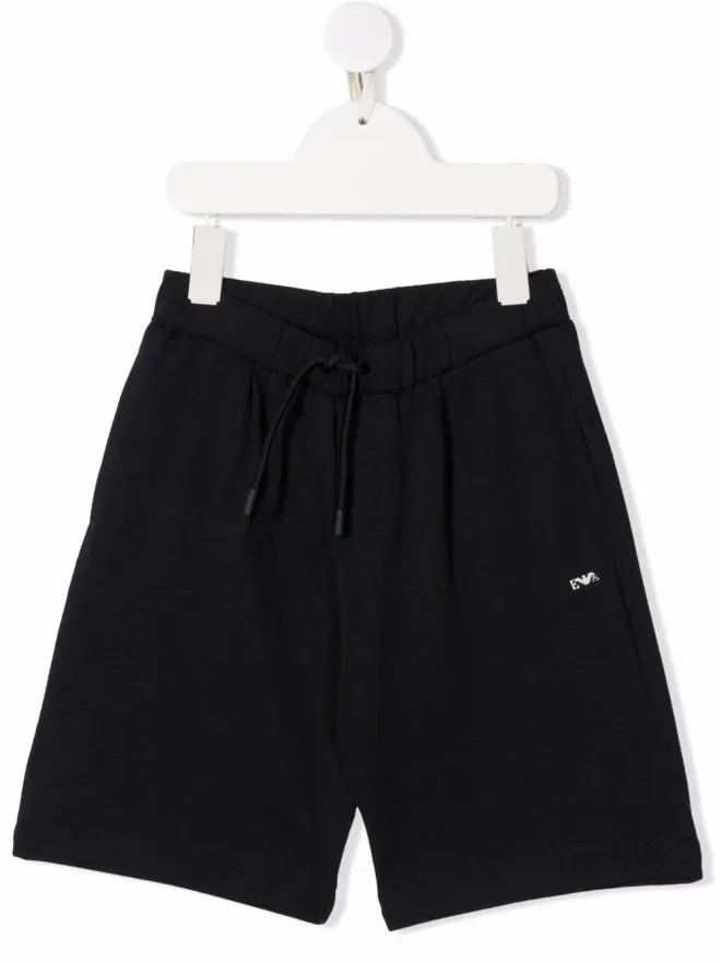 Emporio Armani Kids Emporio Armani Kids ドローストリングウエストショーツの商品画像