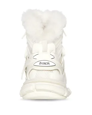 Balenciaga Track Hike fur-fur sneaker boots - Neutrals - サムネイル3