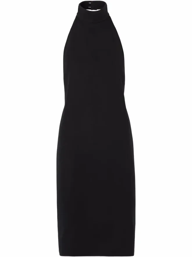 Burberry Burberry ファネルネック シルク ビブ ドレスの商品画像
