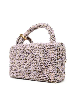 CHANEL Pre-Owned ツイード2-in-1ハンドバッグセット - パープル - サムネイル3