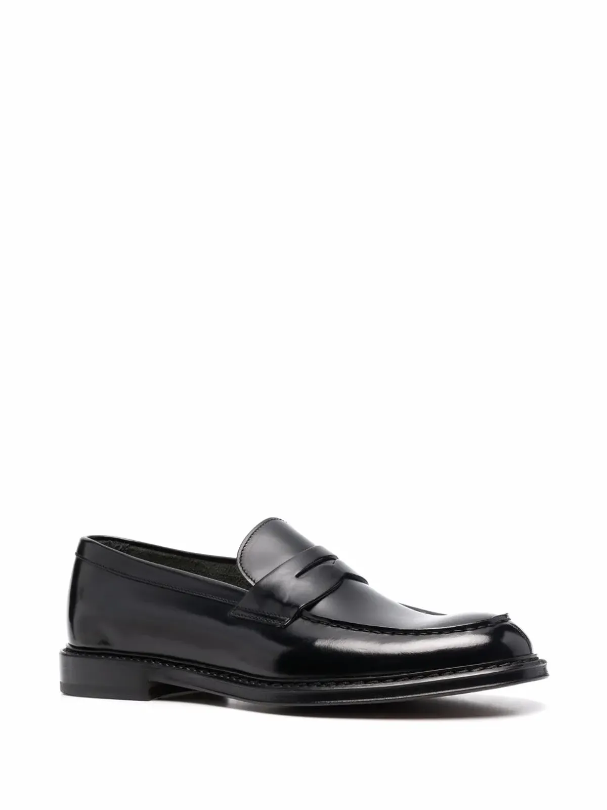Doucal's horsebit-detail slip-on loafers - Black - 画像2