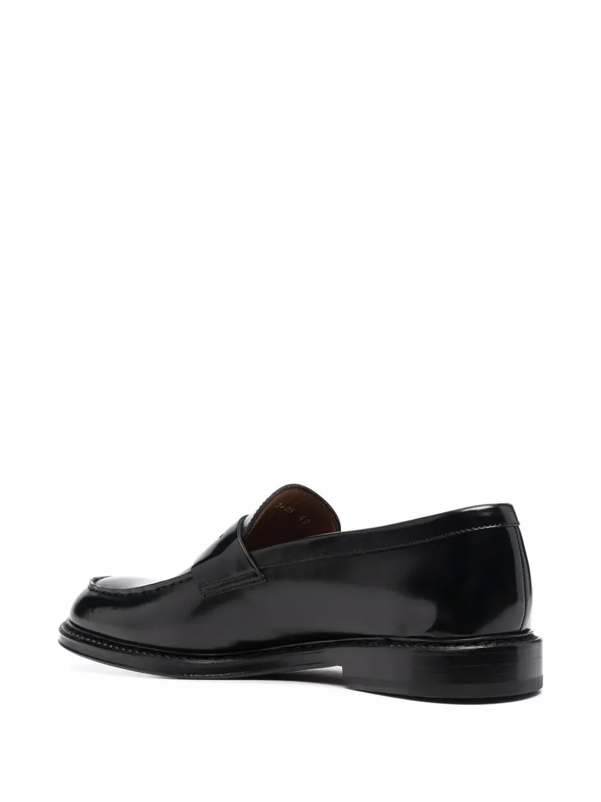 Doucal's horsebit-detail slip-on loafers - Black - 画像3