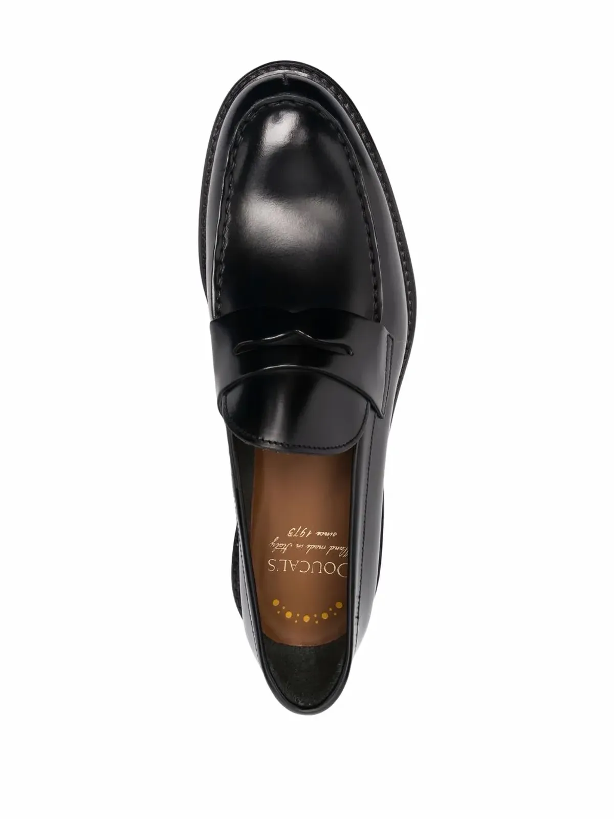 Doucal's horsebit-detail slip-on loafers - Black - 画像4
