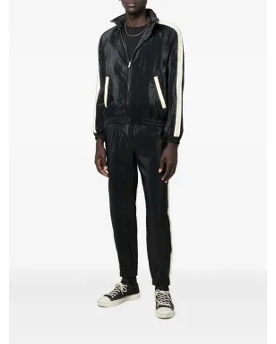 Saint Laurent サイドストライプ テーパードパンツ - ブラック - サムネイル2
