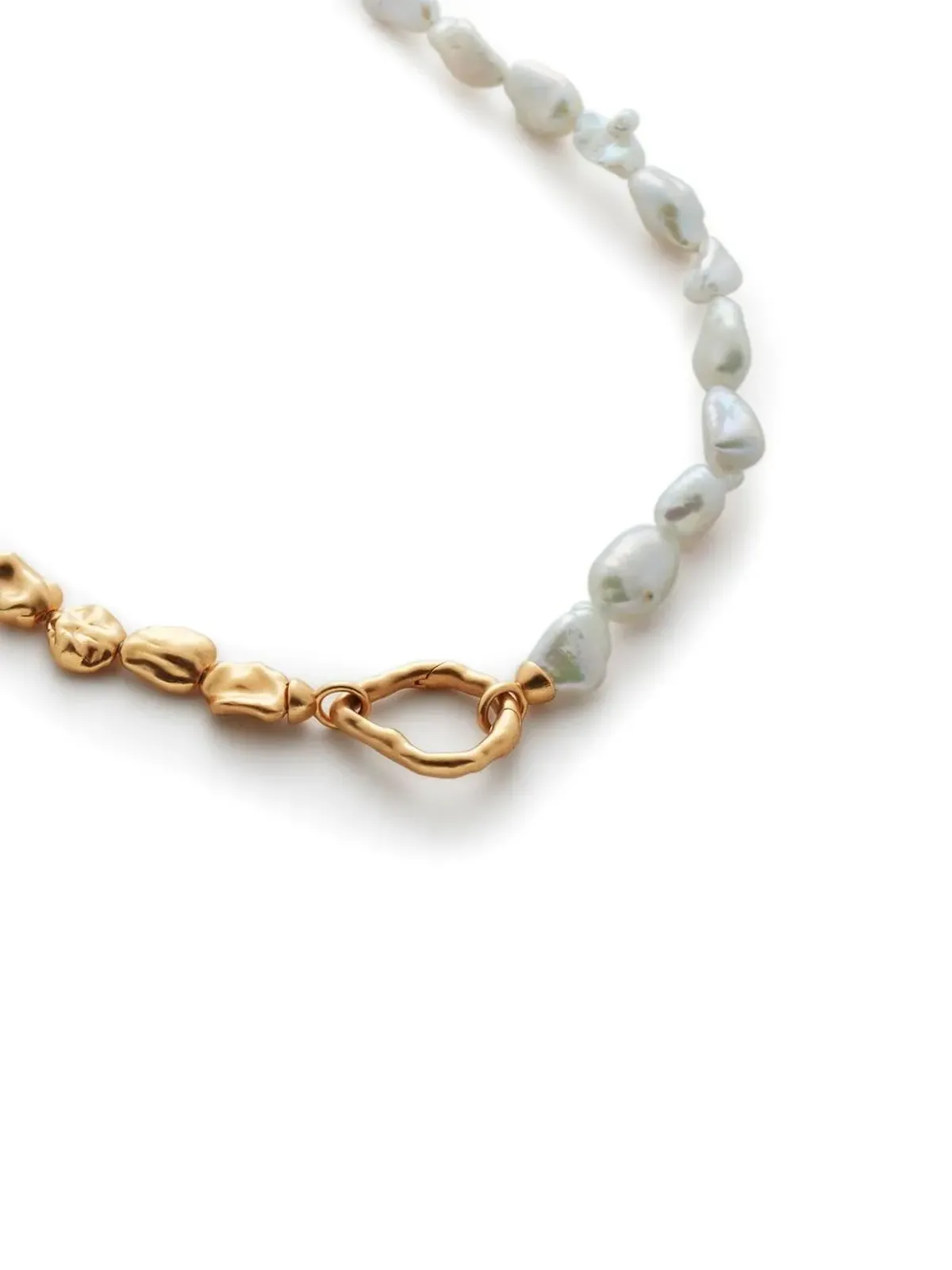 Monica Vinader Keshi pearl-detail ネックレス（ゴールド） - 画像3