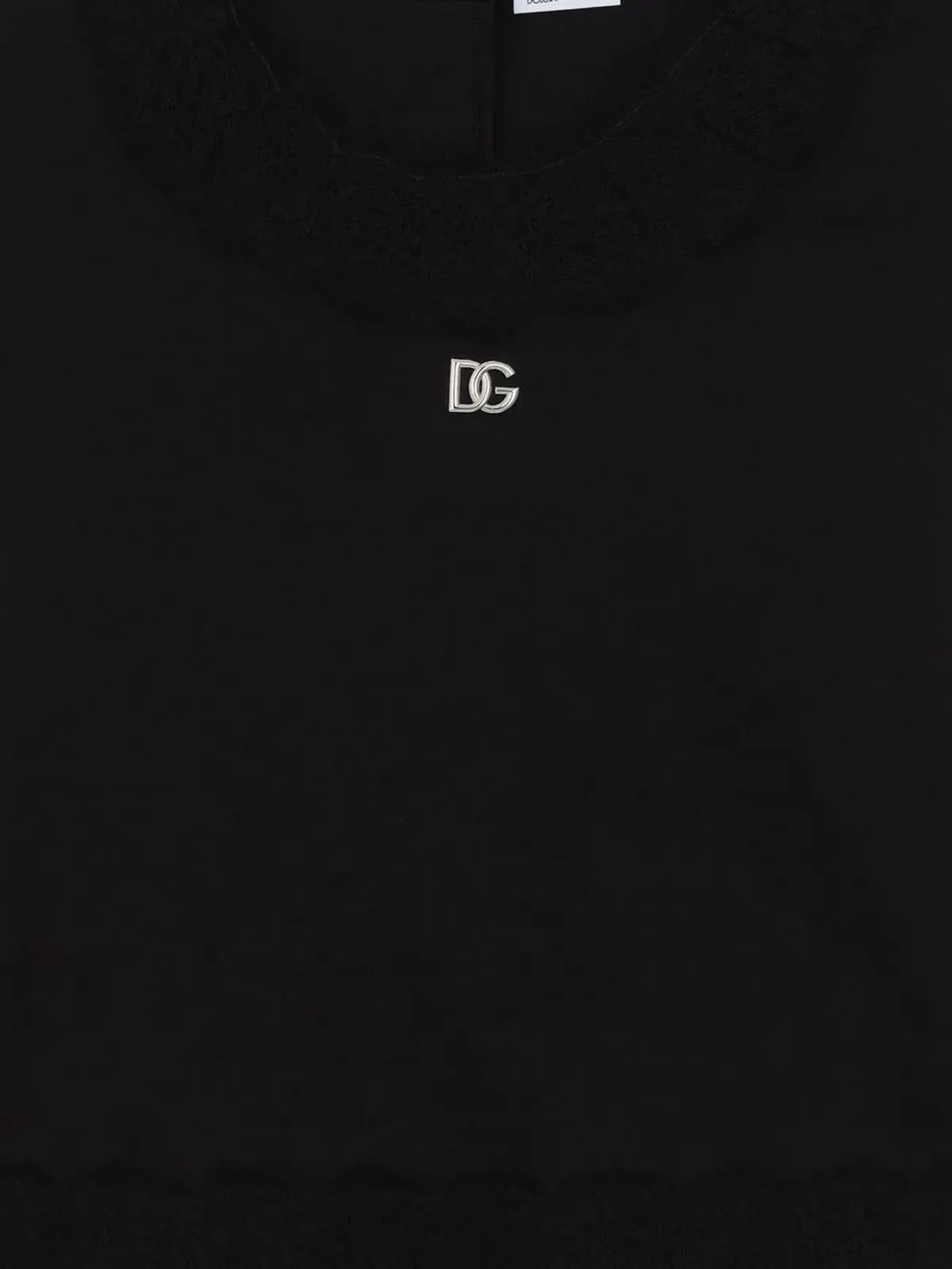 Dolce & Gabbana Kids インタークロック DGロゴ ドレス - 画像3