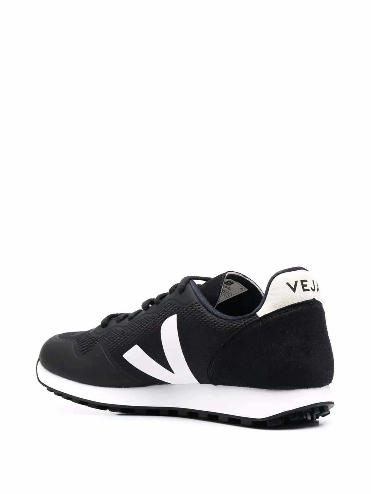VEJA ロゴパッチ ロー・トップスニーカー ブラック - 画像3