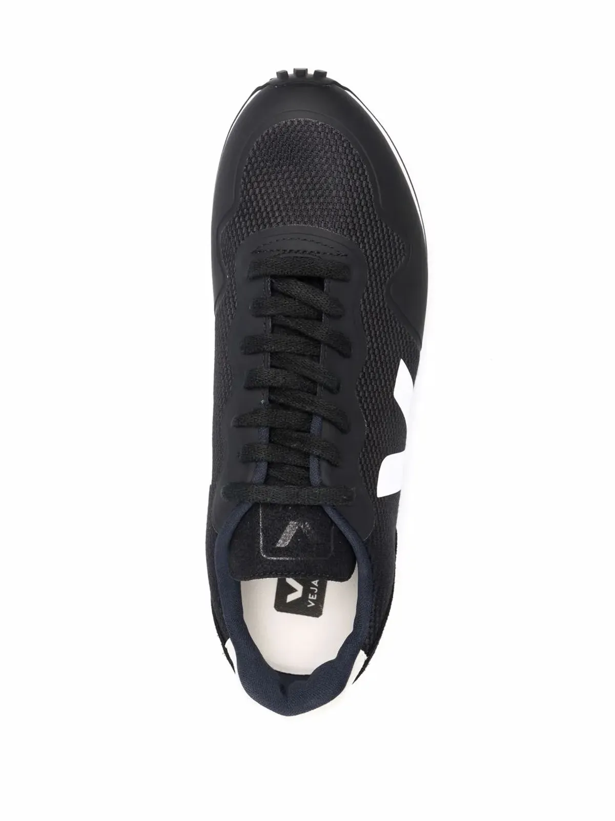 VEJA ロゴパッチ ロー・トップスニーカー ブラック - 画像4
