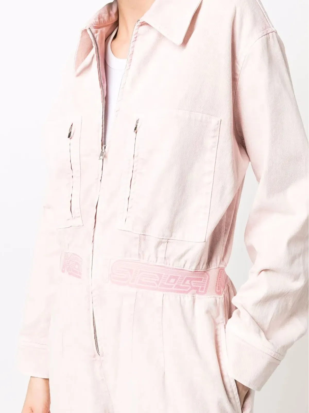 Stella McCartney ロングスリーブジップアップロンパース - 画像5