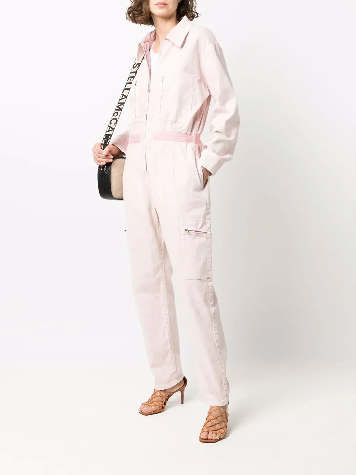 Stella McCartney ロングスリーブジップアップロンパース - 画像2