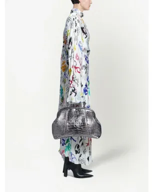 Balenciaga アーティストドゥードルズ ツイストドレス - サムネイル4