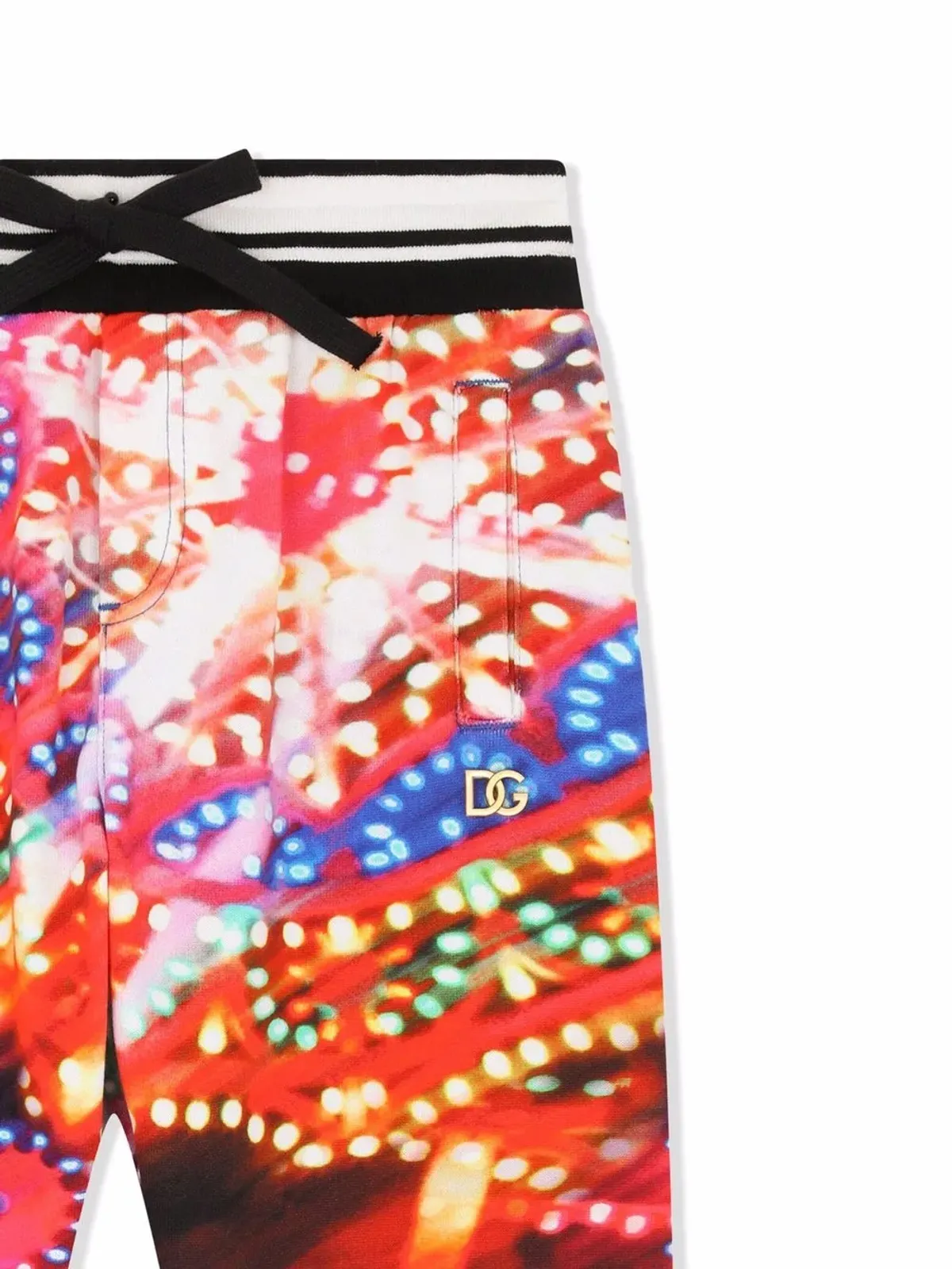 Dolce & Gabbana Kids Luminarie グラフィックプリント テーパードパンツ - 画像3