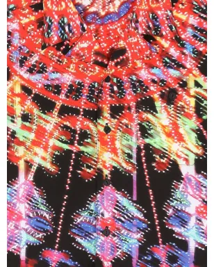 Dolce & Gabbana Kids Luminarieキャンプカラー グラフィックプリント シャツ - ブラック - サムネイル3