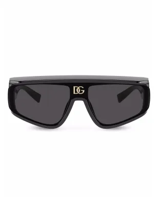 Dolce & Gabbana Eyewear DG crossed sunglasses - ブラック - サムネイル1