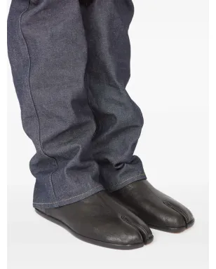 Maison Margiela タビ レザー バブーシュ シューズ - サムネイル5