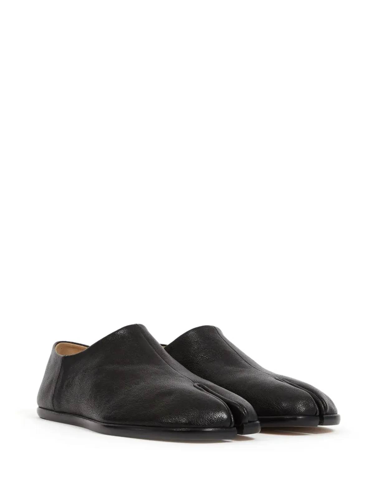 Maison Margiela タビ レザー バブーシュ シューズ - 画像2