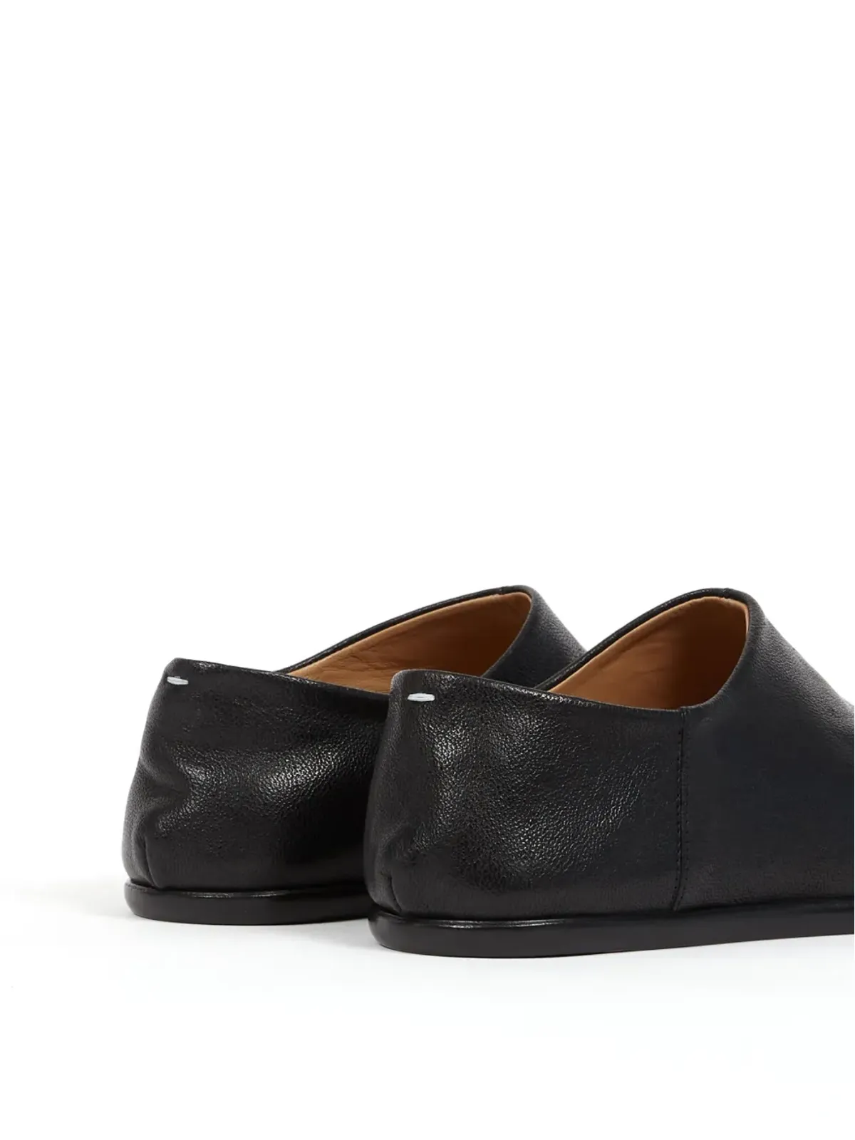 Maison Margiela タビ レザー バブーシュ シューズ - 画像3