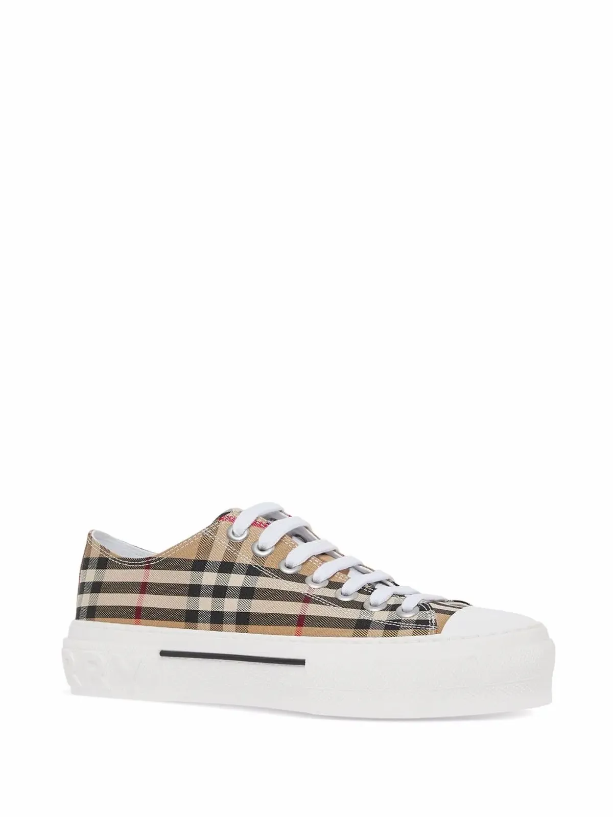 Burberry ヴィンテージチェックコットン スニーカー - 画像2