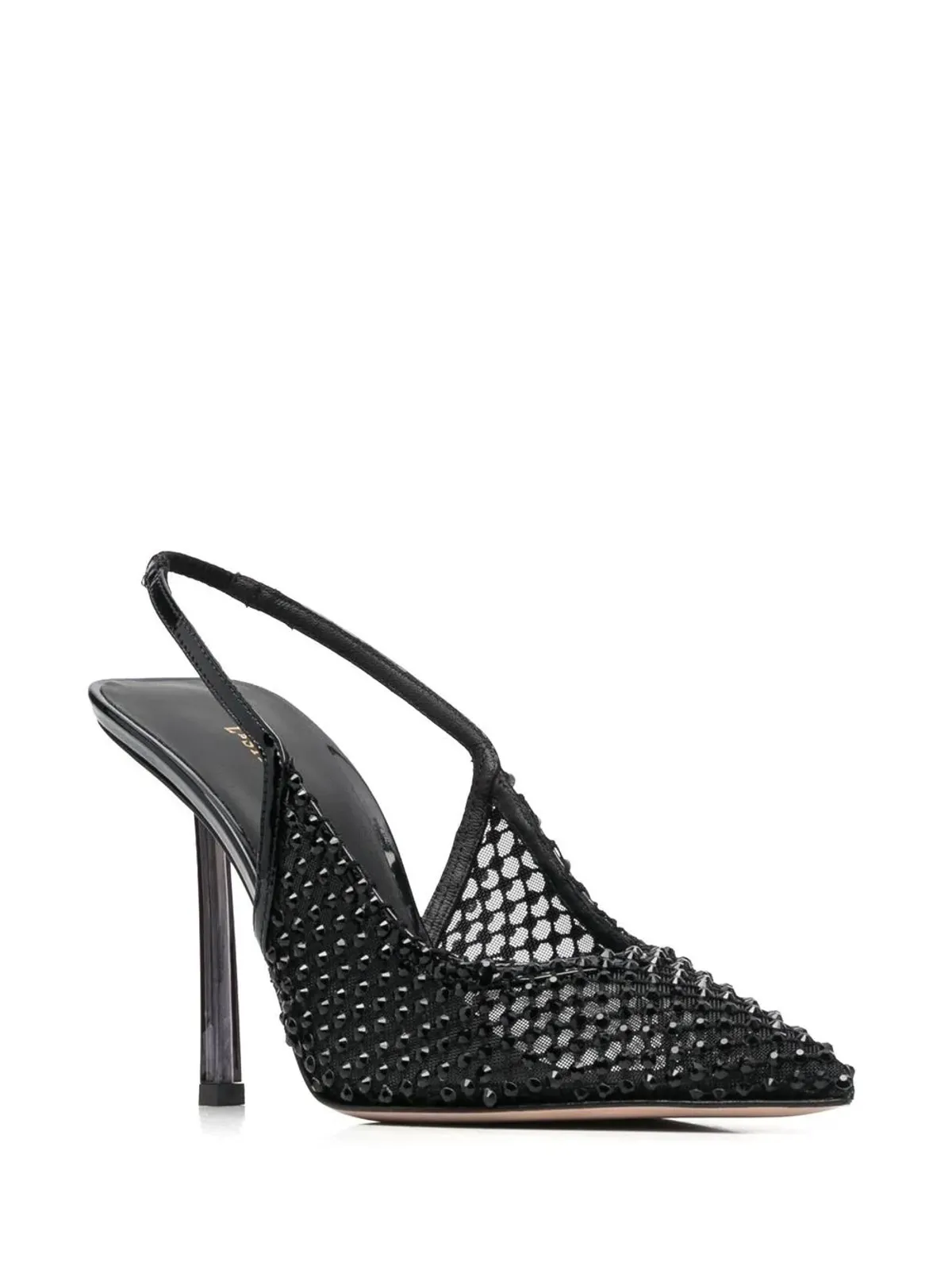 Le Silla Gilda mesh-panel pumps - Black - 画像2