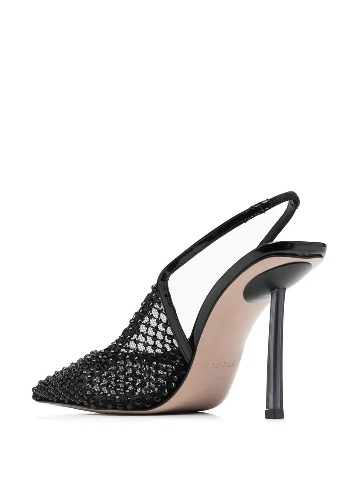 Le Silla Gilda mesh-panel pumps - Black - 画像3