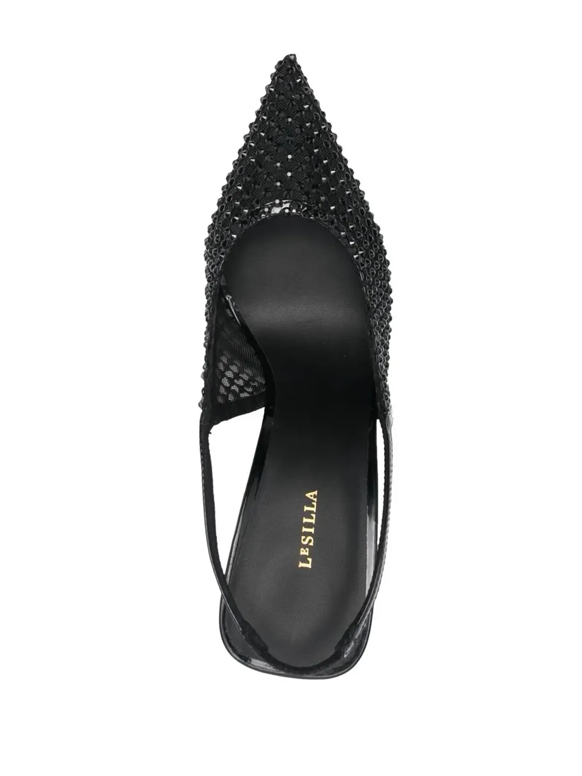 Le Silla Gilda mesh-panel pumps - Black - 画像4