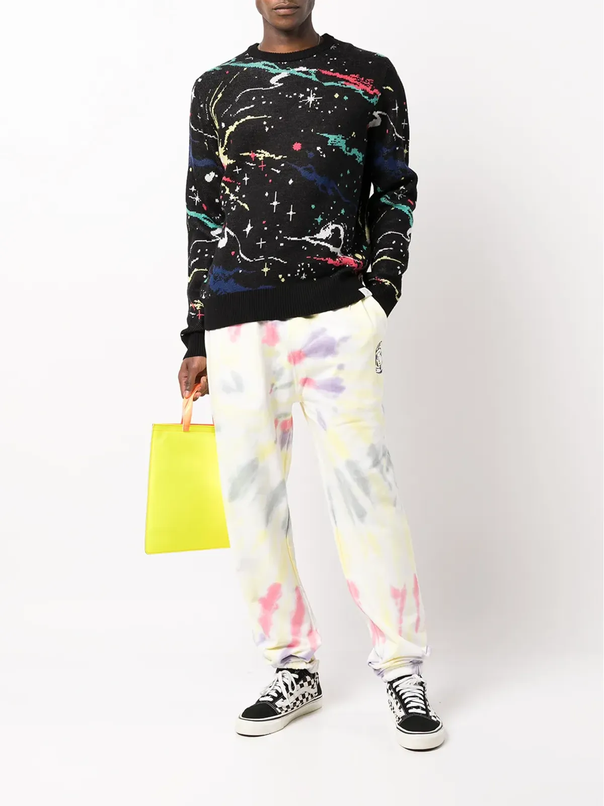 Billionaire Boys Club ペイントスプラタープリント クルーネックジャンパー - ブラック - 画像2