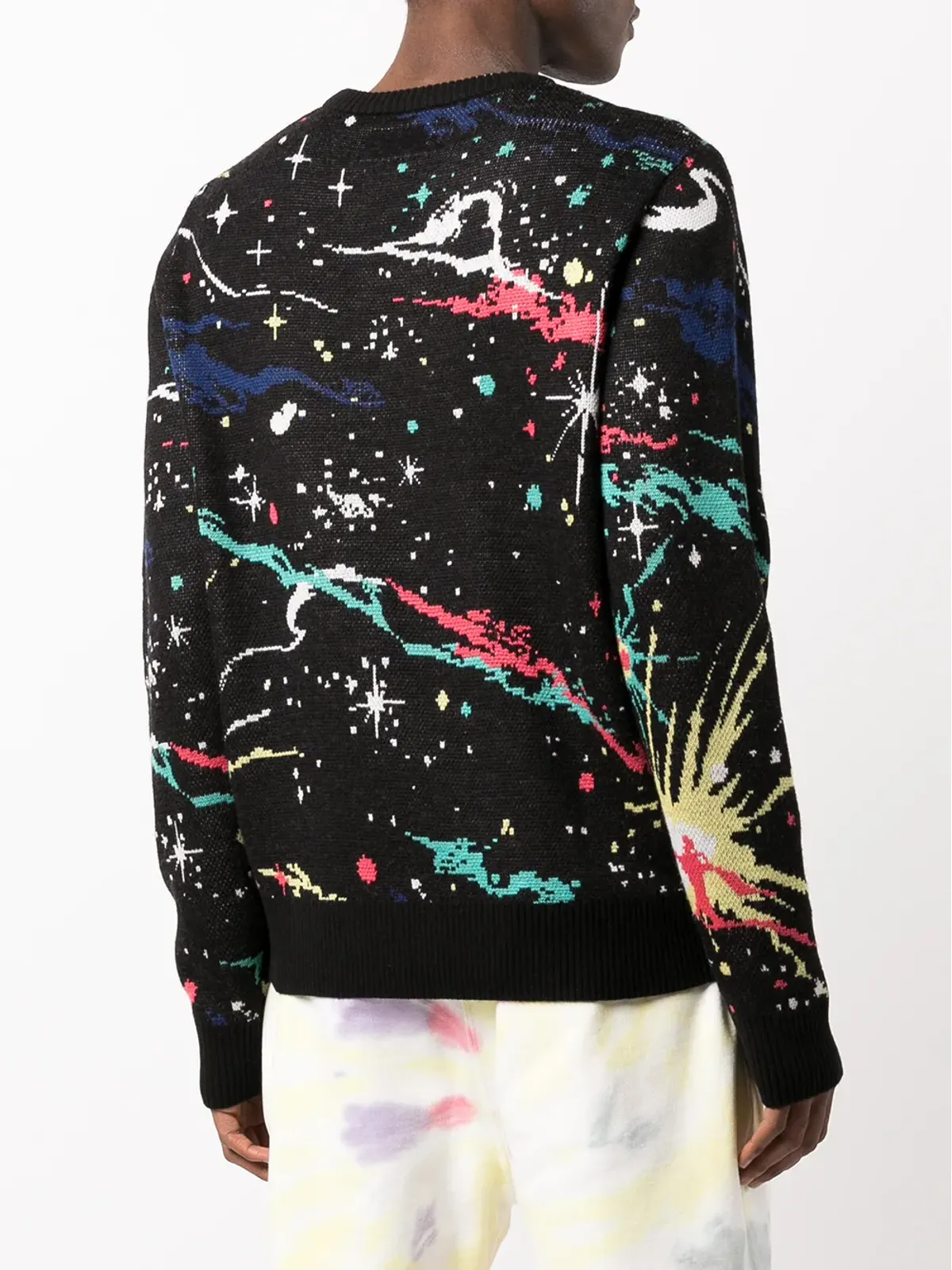 Billionaire Boys Club ペイントスプラタープリント クルーネックジャンパー - ブラック - 画像4