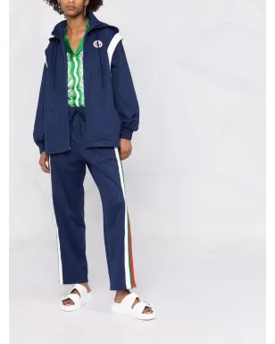 Gucci Webストライプ取り外し可能袖フードジャケット - サムネイル2