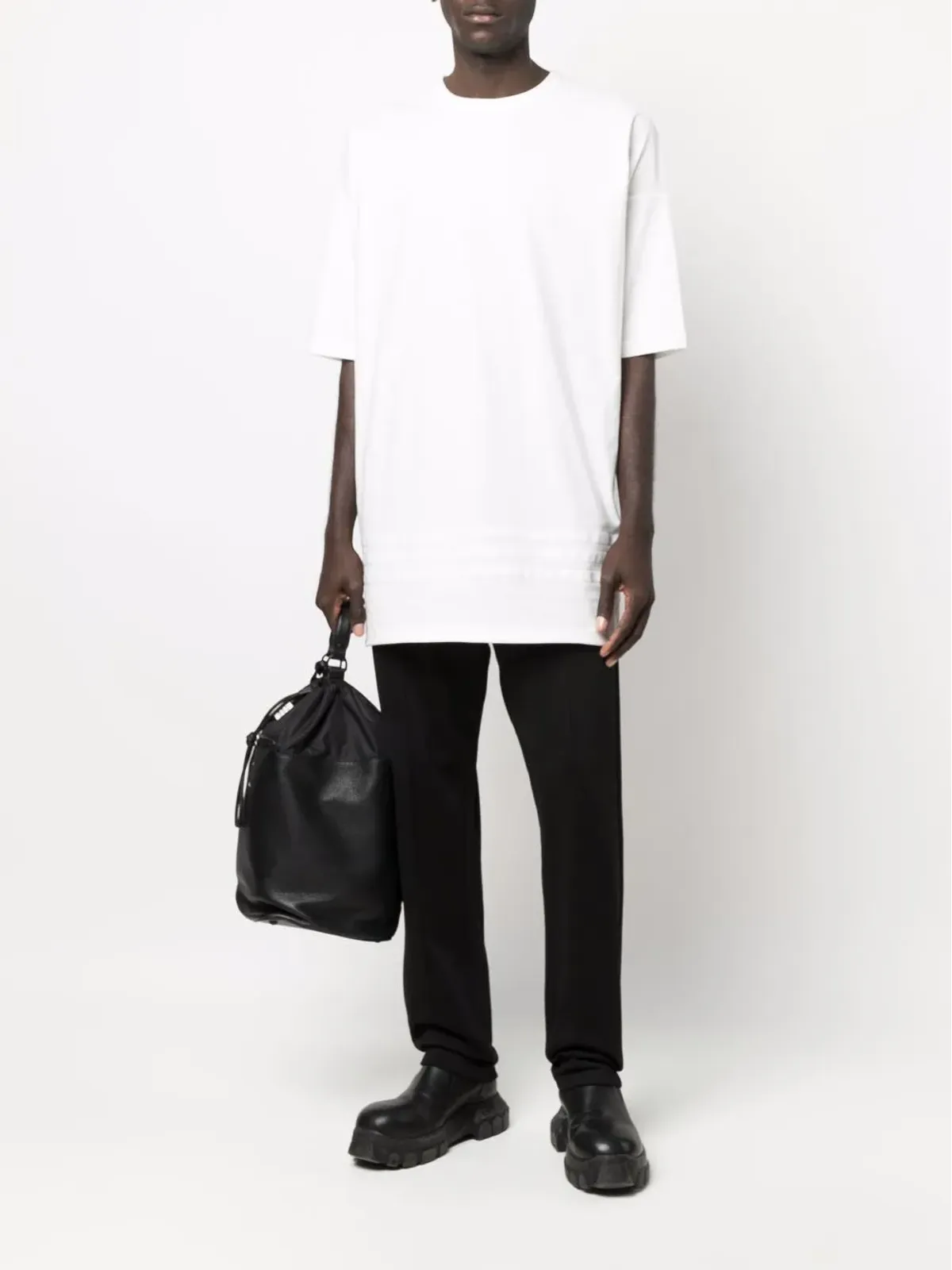 Y-3 ロゴプリント半袖Tシャツ - 画像2
