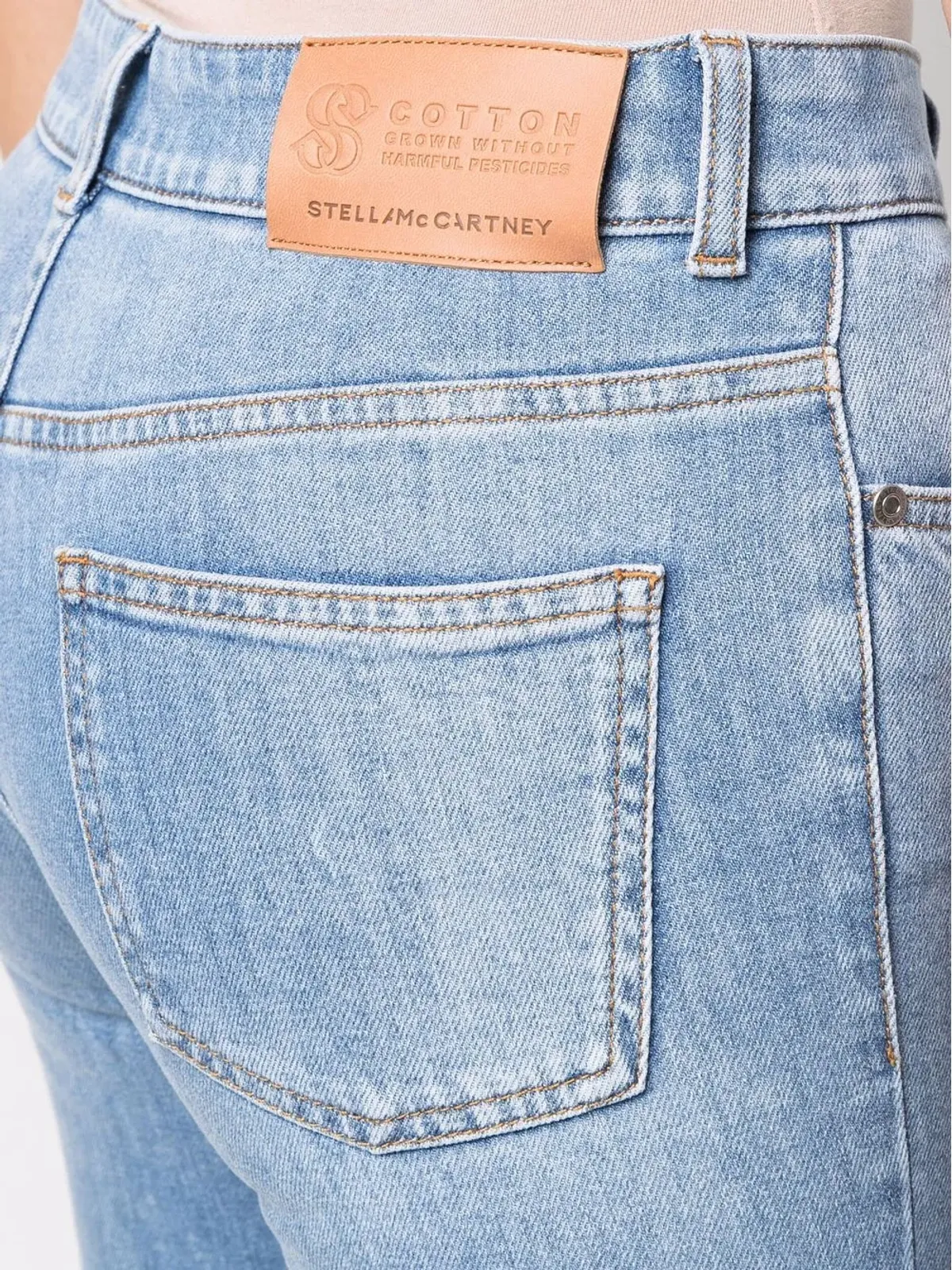 Stella McCartney 70年代風ディップダイフレアジーンズ - 画像5
