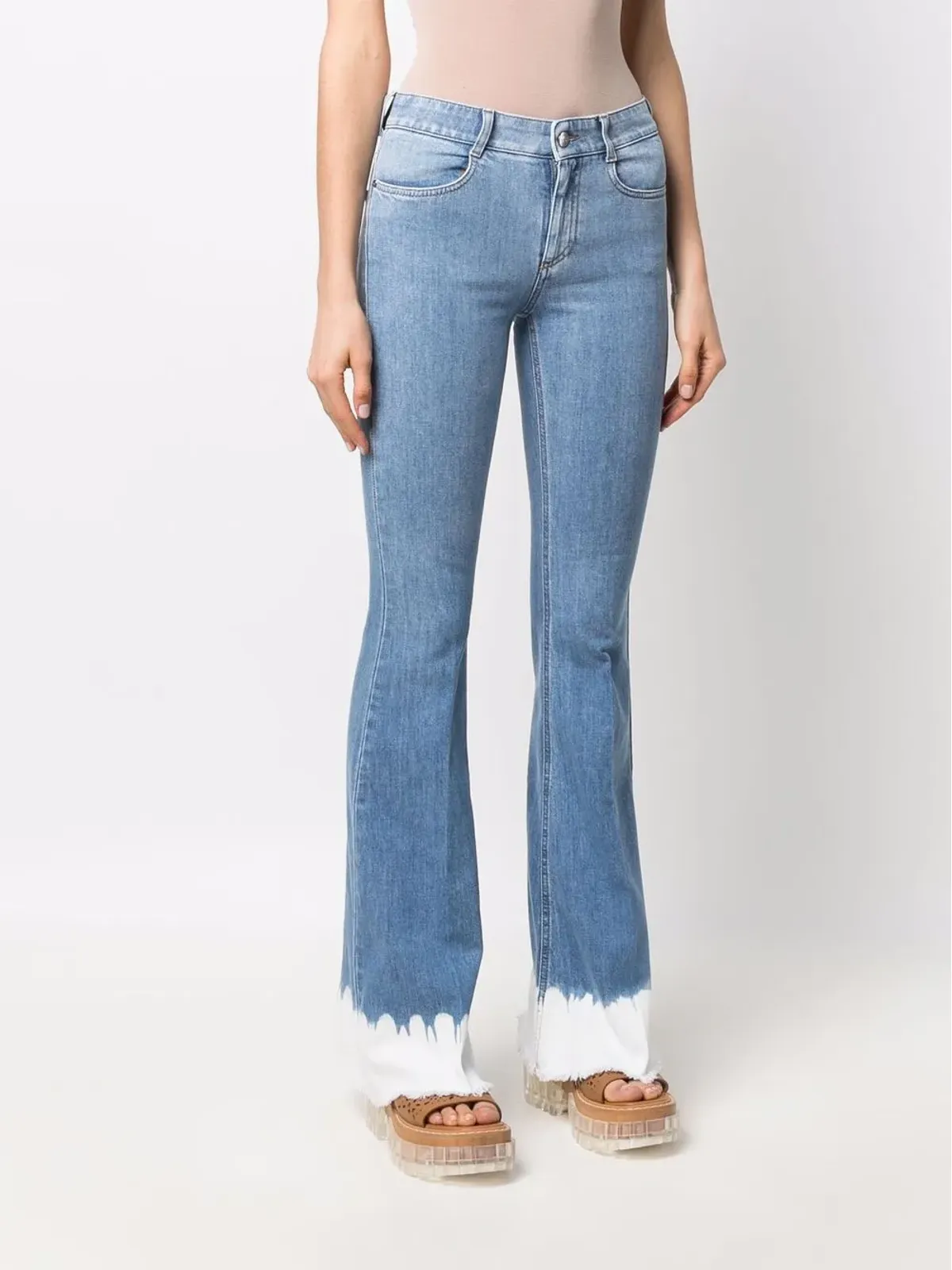 Stella McCartney 70年代風ディップダイフレアジーンズ - 画像3