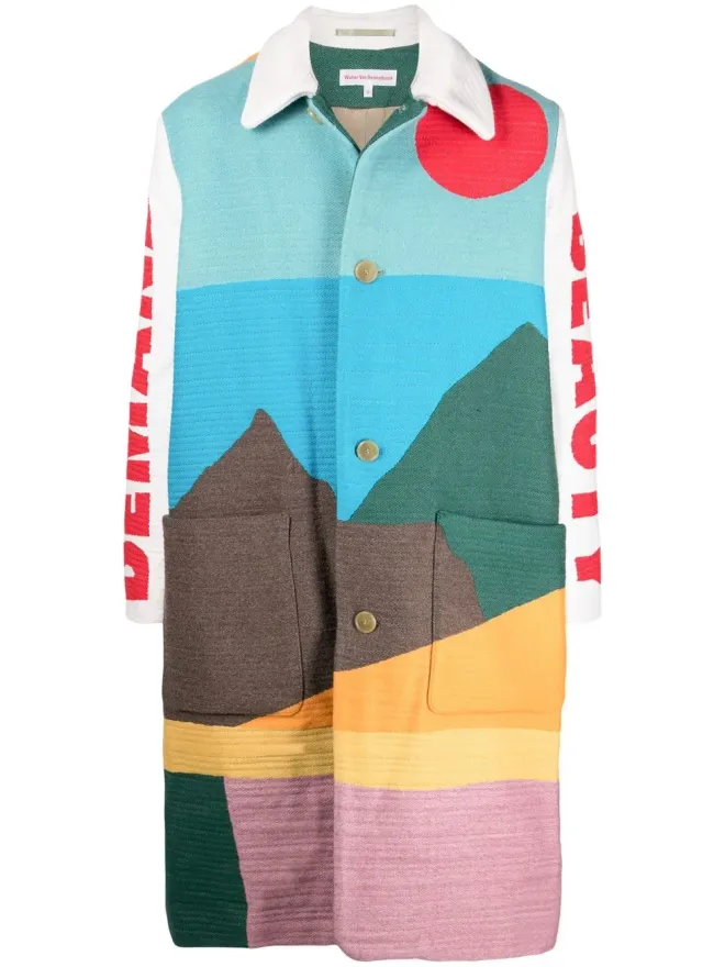 Walter Van Beirendonck Pre-Owned Walter Van Beirendonck Pre-Owned Demand Beauty プリントコートの商品画像