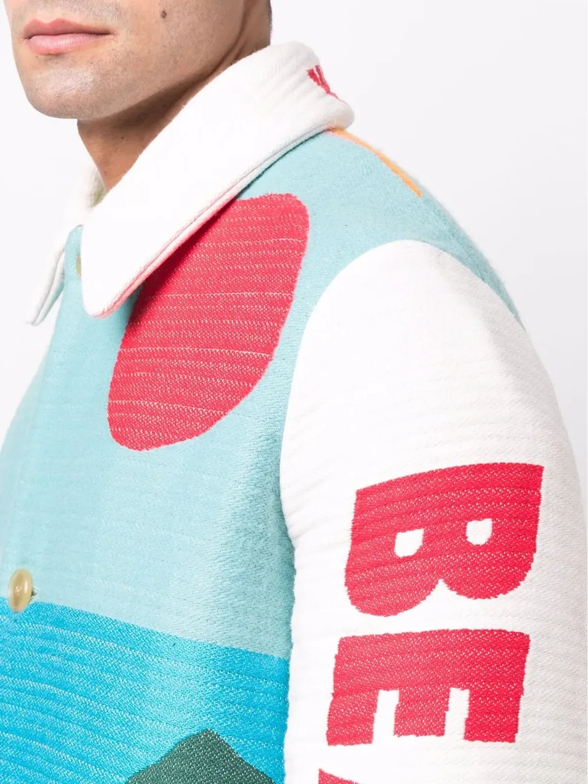 Walter Van Beirendonck Pre-Owned Demand Beauty プリントコート - 画像5
