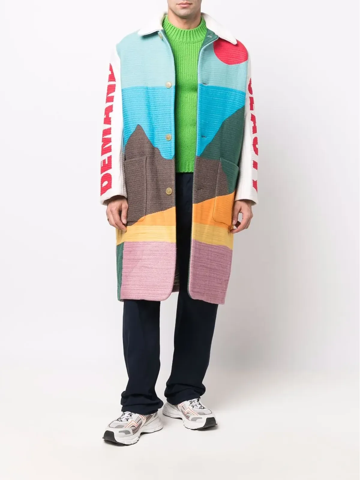 Walter Van Beirendonck Pre-Owned Demand Beauty プリントコート - 画像2