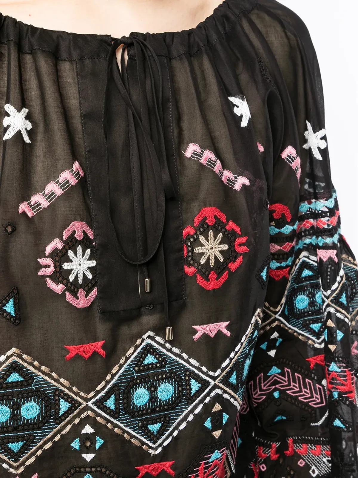 Ermanno Scervino 刺繍入り長袖ブラウス - 画像5