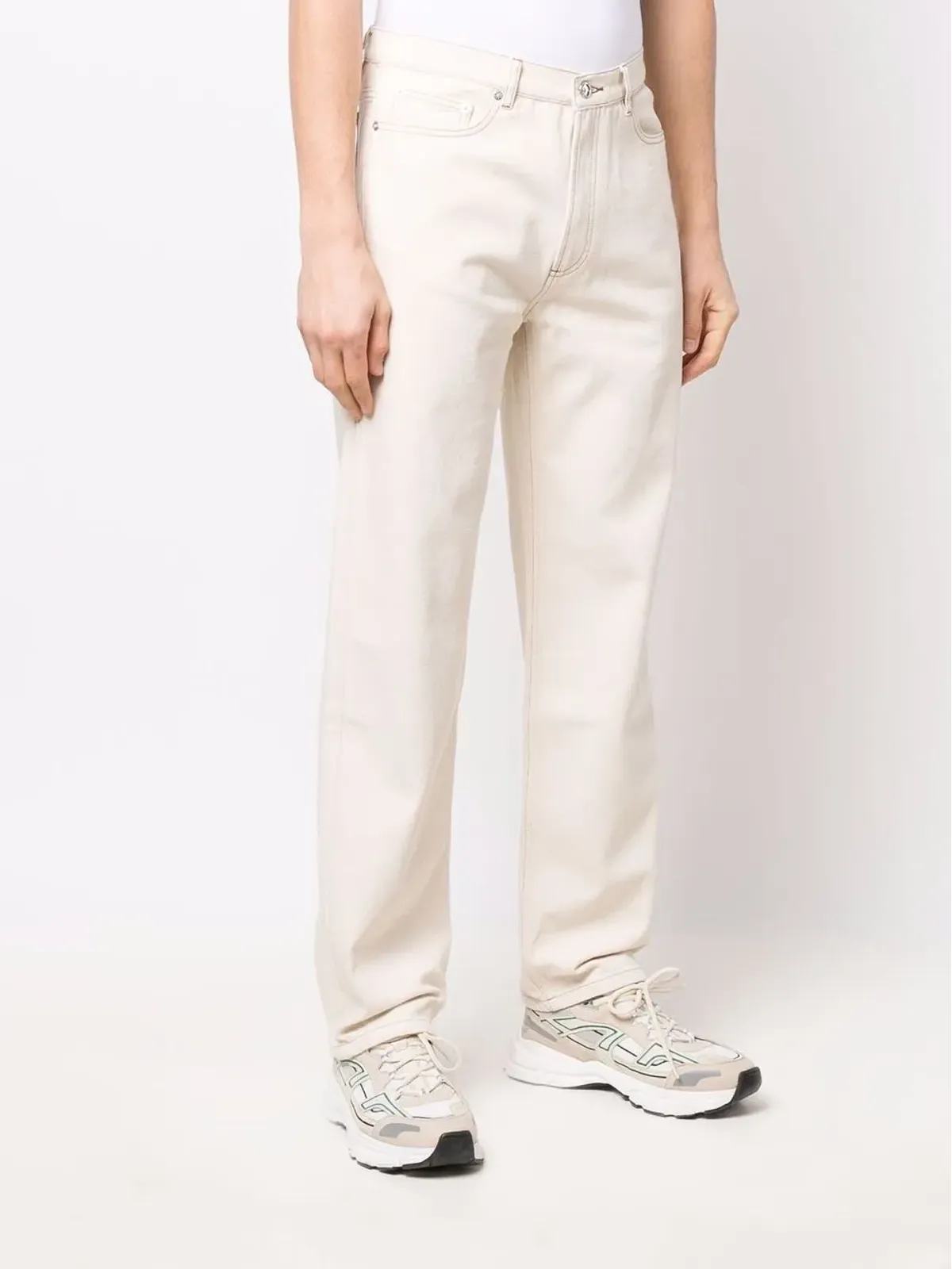 A.P.C. ストレートレッグ コットンジーンズ - 画像3