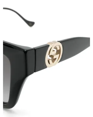 Gucci Eyewear ロゴ入りスクエアフレーム サングラス - サムネイル3